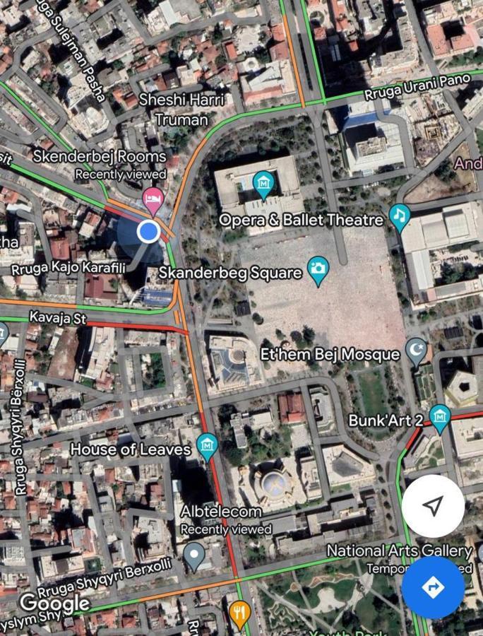 Skenderbej Rooms Tirana Exteriér fotografie